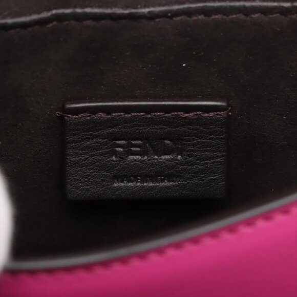 Fendi C'mon Nano Leather Shoulder bag Pink 7AS219 - Picture 7 of 9
